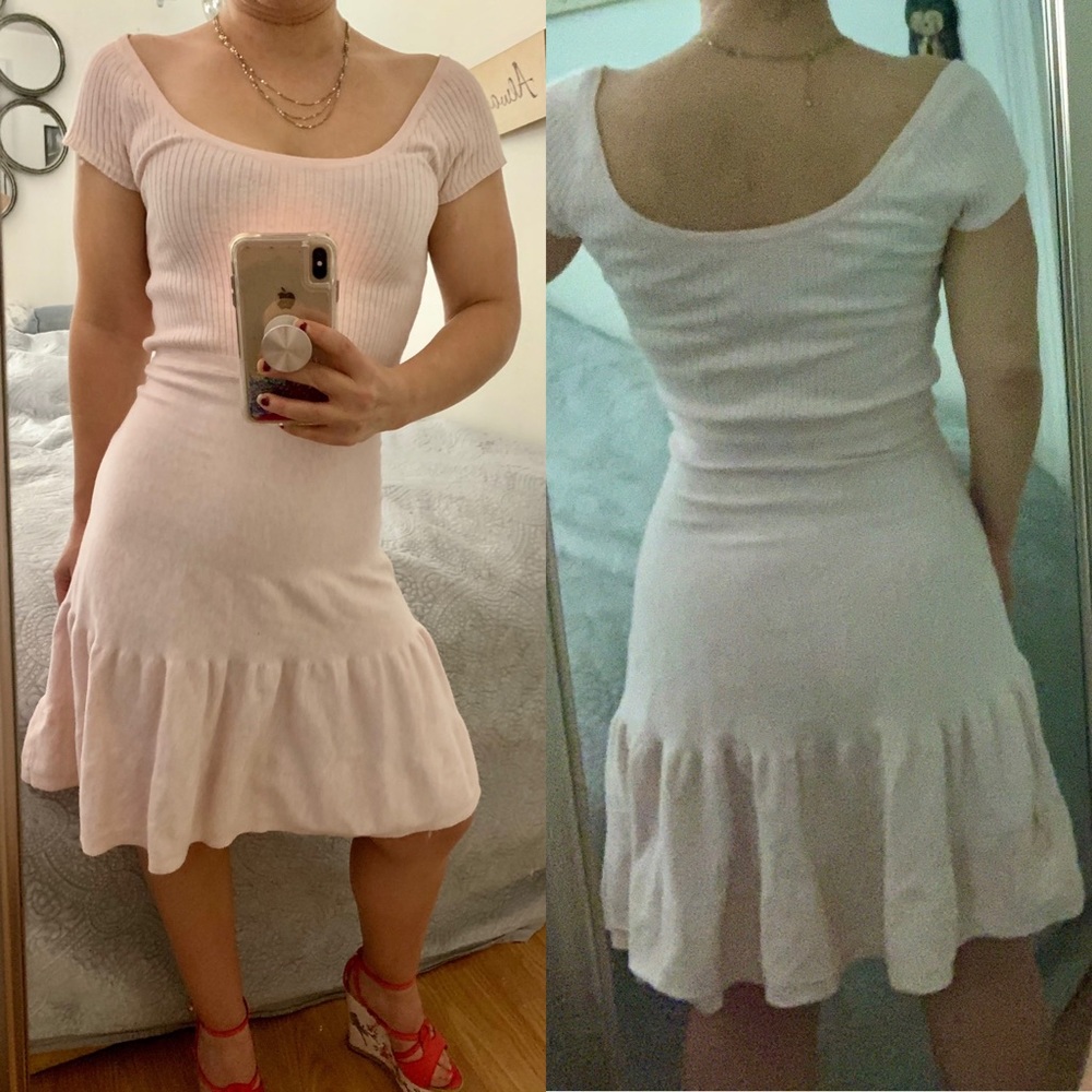 Victoria’s Secret Pink Bardot Style Dress sz XS